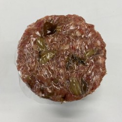 Hamburguesa de porc amb ceps