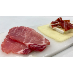 Llibret de llom amb brie i pernil salat
