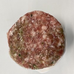 Hamburguesa de porc amb all i julivert