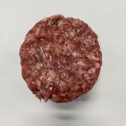 Hamburguesa de porc amb sal i pebre