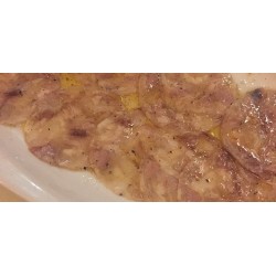 Carpaccio de peus de porc cuits (sobre 150 gr)