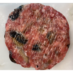 Hamburguesa de porc amb gírgoles